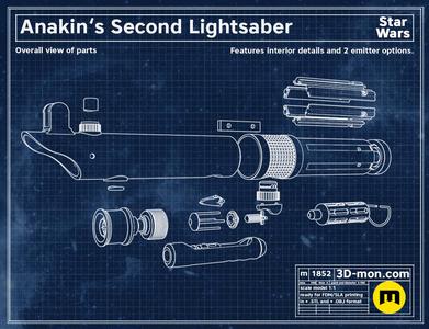 Anakin Skywalker's second lightsaber - Star Wars