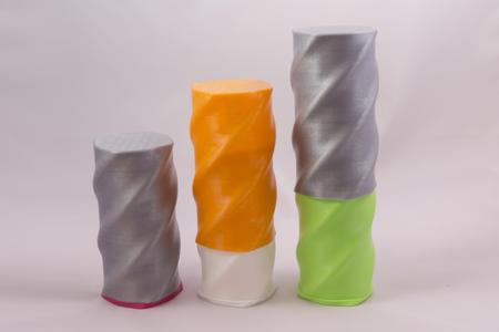 Squircle Twist Container