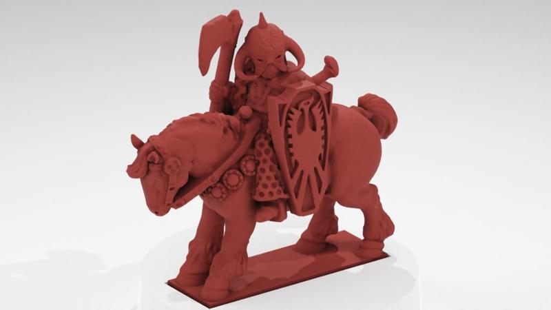 Warmaster Chaos Hero - Death Dealer