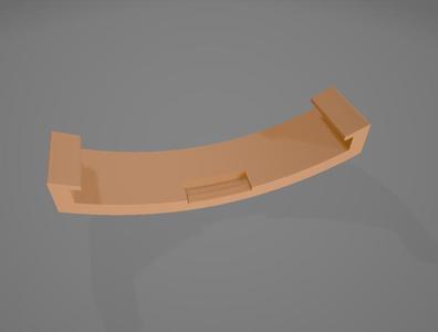 Generic Front/Rear Adapter Plate for Milwaukee BOLT Safety Helmet