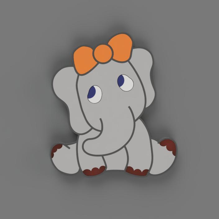 Elephant Fridge Magnet