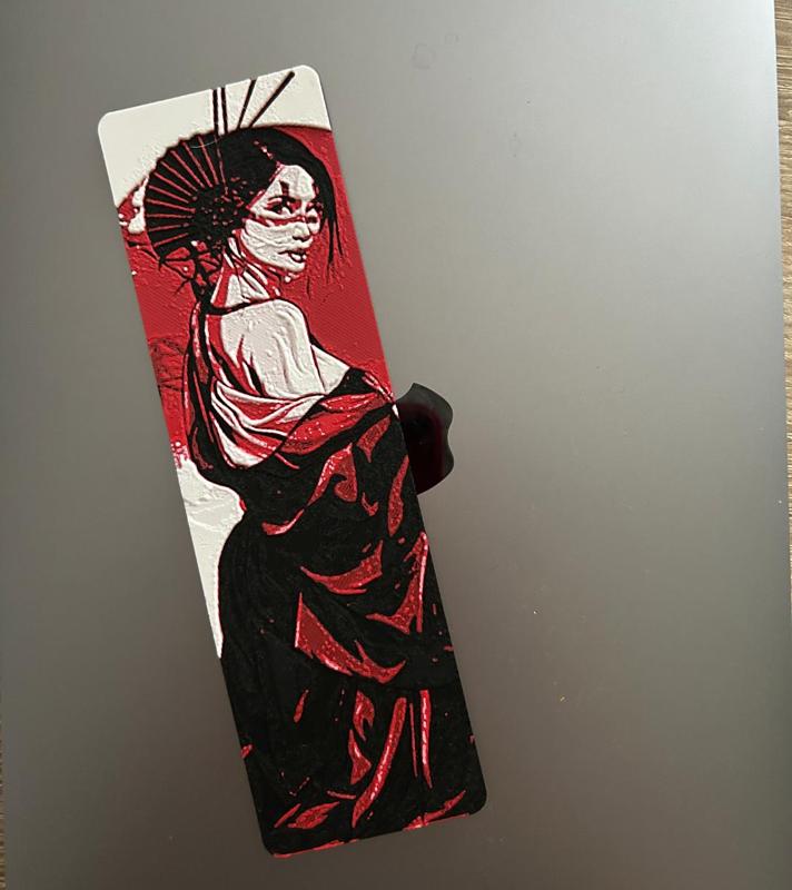 Japan Style Bookmark Geisha