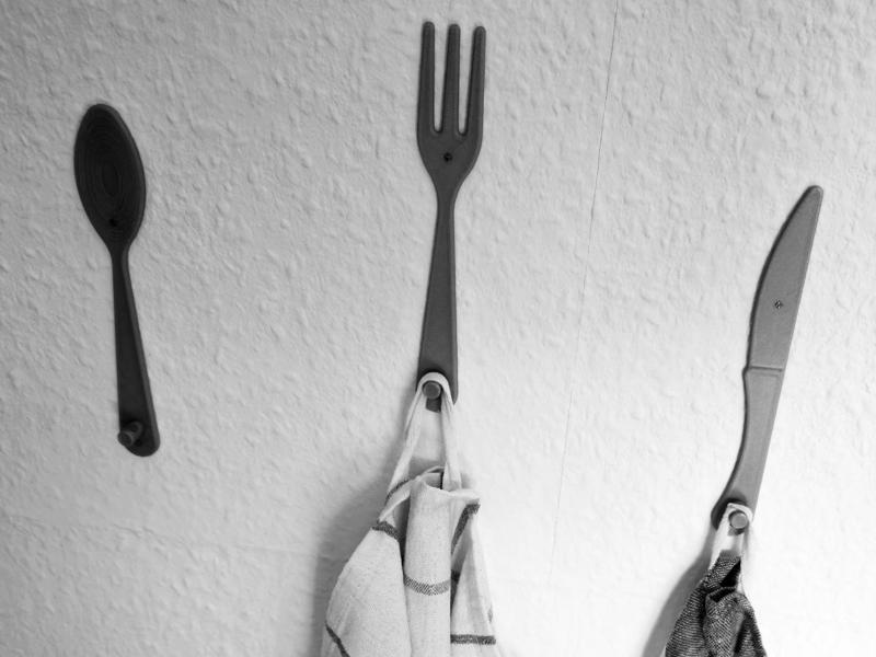 Kitchen Utensil Towel Holder