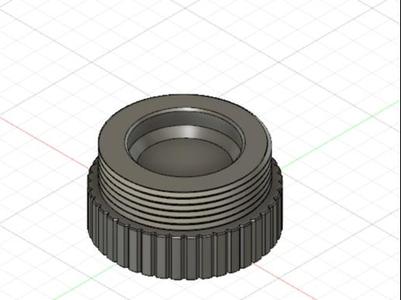 Lukr tap handle blanking plug