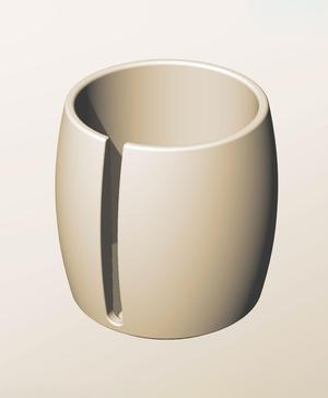 CR96-115-S Modular slotted component container modern decor