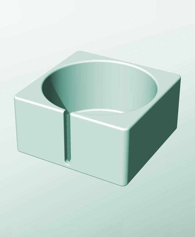 CS162-90-S Stacking slotted component box bin for makers