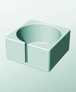 CS162-90-S Stacking slotted component box bin for makers