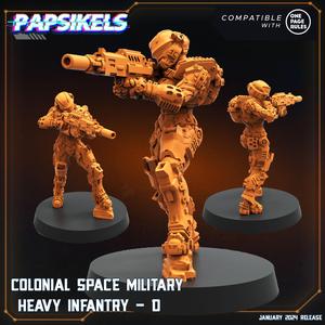 HUMAN SPACE MILITARY HEAVY INFANTRY D