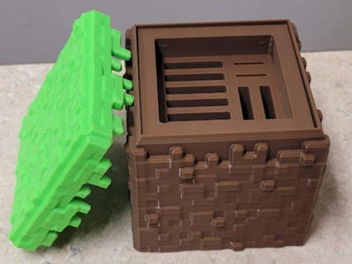 Minecraft Grass Block Nintendo Switch Games Holder