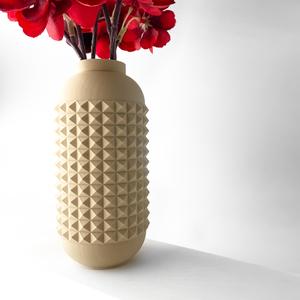 The Verdura Vase, Modern and Unique Home Decor for Dried and Flower Arrangements  | STL File