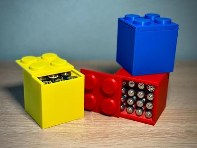 Brick Stackable Battery Box