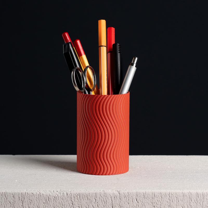  Wavy Pencil Holder (vase mode) 