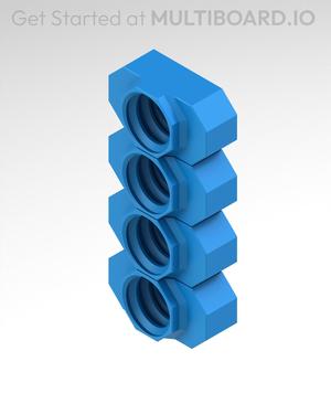 6.25 mm - Bolt-Lock Mount - x4 Stack