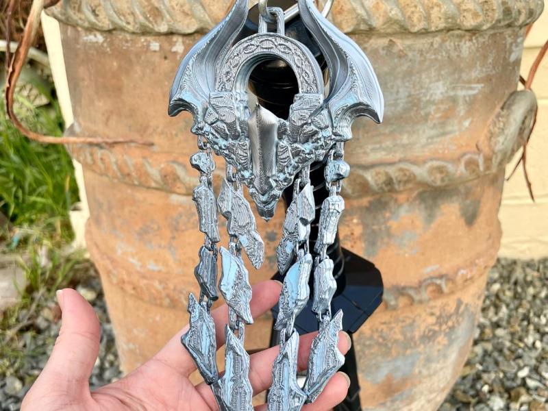 Monster Hunter pendant Arkveld Mark of Resolve