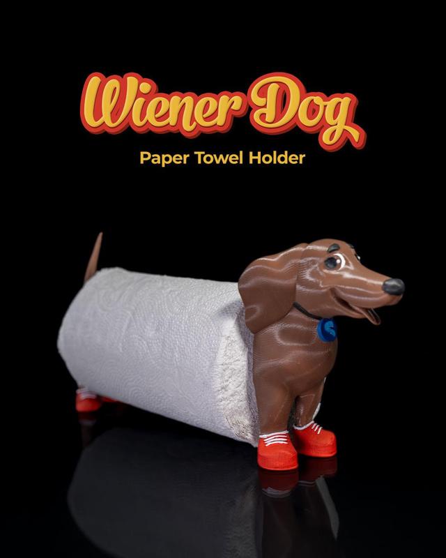 Wiener Dog Paper Holder