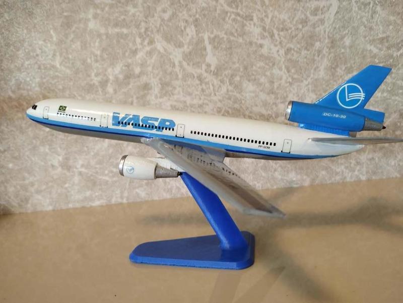 VASP McDonnell Douglas DC-10 – 3D Printable Model with Decals