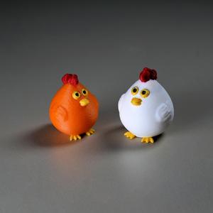 Tiny Chicken - stl and 3mf