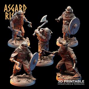 VIKING: Vikings of the White Bear clan (Warriors) /Modular/ /Pre-supported/