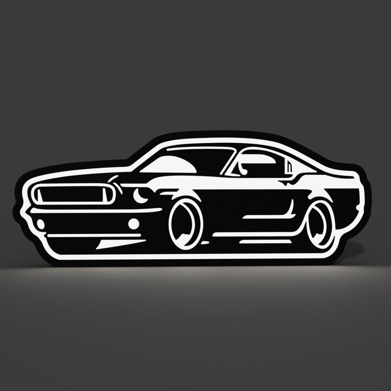 Ford Mustang Lightbox LED Lamp