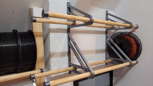 Filament Spool Shelf system - V2
