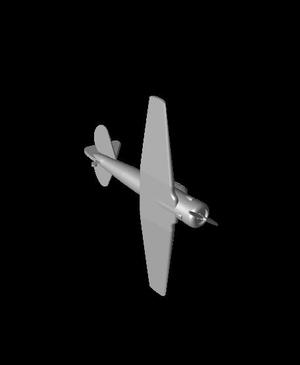 1/100 Scale AT-6 Harvard 6cm length.stl
