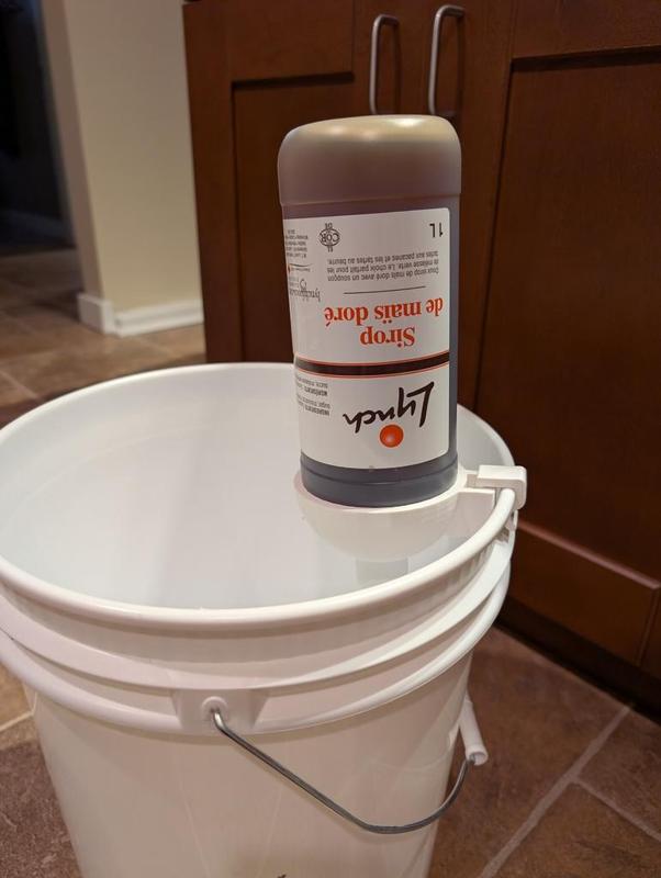 5 Gallon Pail Bottle Holder For Homebrewing