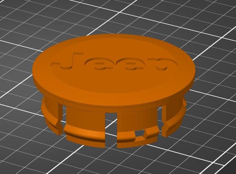 Jeep JK Rubicon mag center cap