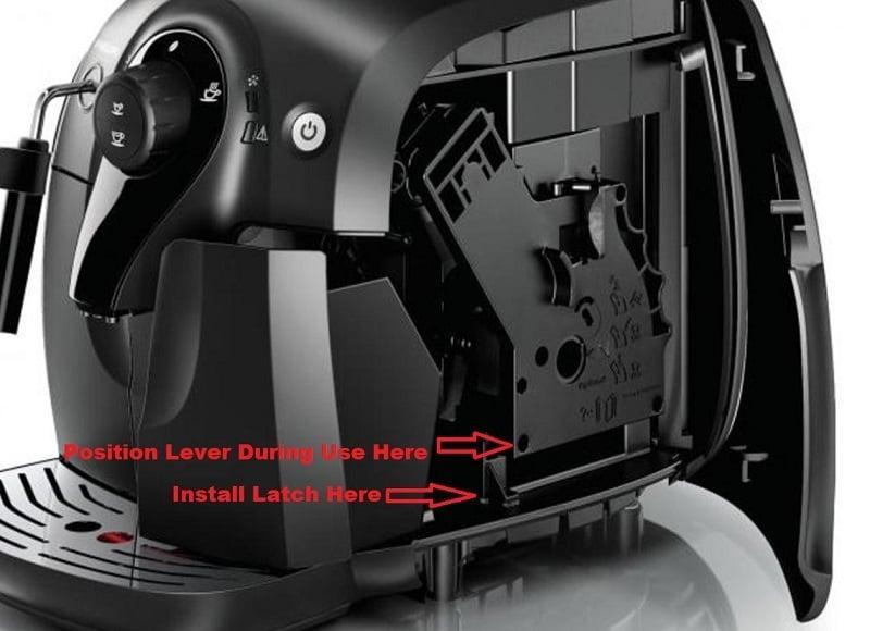 Saeco Xsmall Brew Group Latch X-Small Philips HD8645