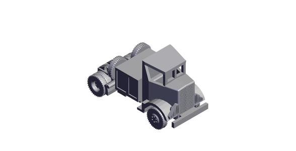 1/87 Scale Autocar U8144T.stl