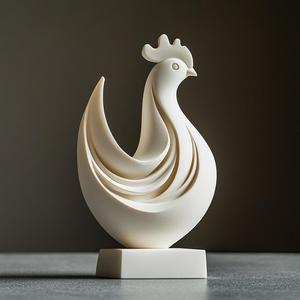 Rustic Rooster Ornament – Farmhouse Easter Charm