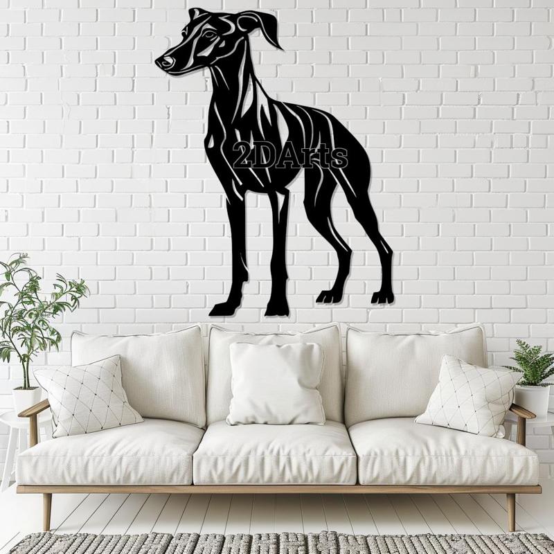 Italian Greyhound 2D Wall Art/Window Art