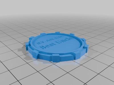 Poker chip for my uncle <3 (Ryan DePaulo)