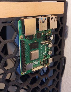 HSW honeycomb storage wall raspberry pi mount