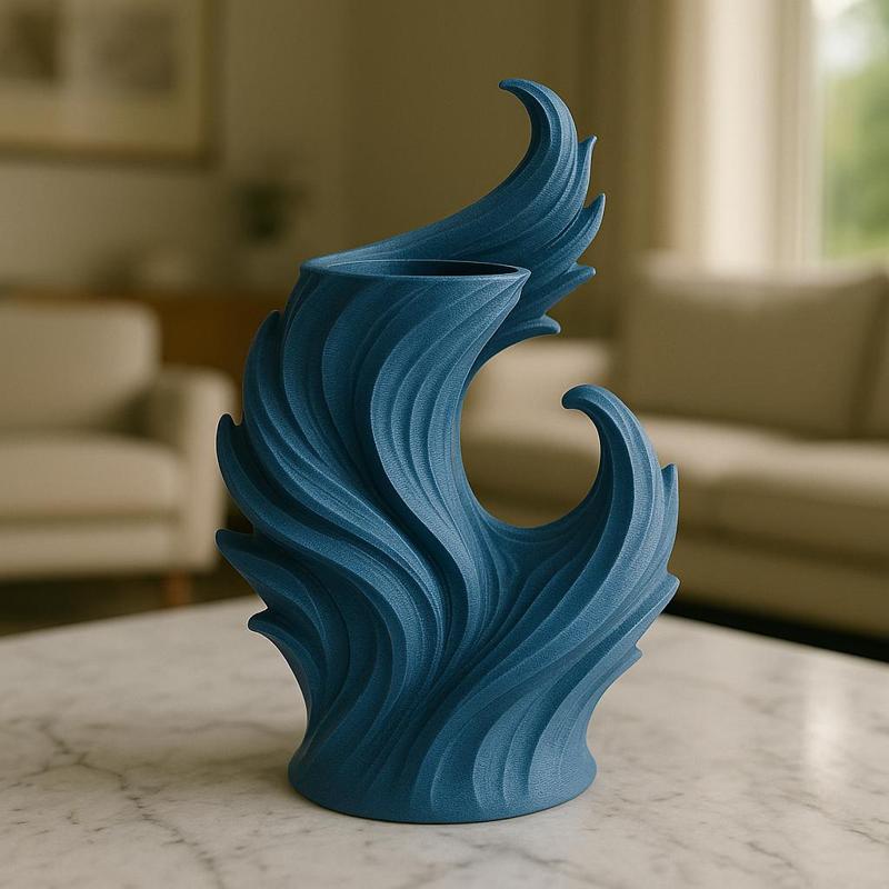 Ocean Wave Crest Vase