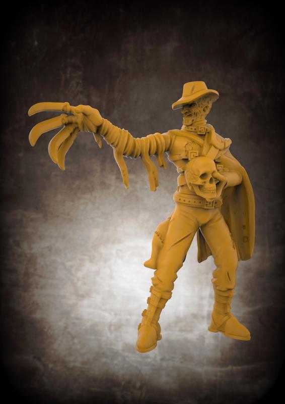 Dream Assassin - a fantasy reimagining of a modern horror villain (32mm scale miniature)