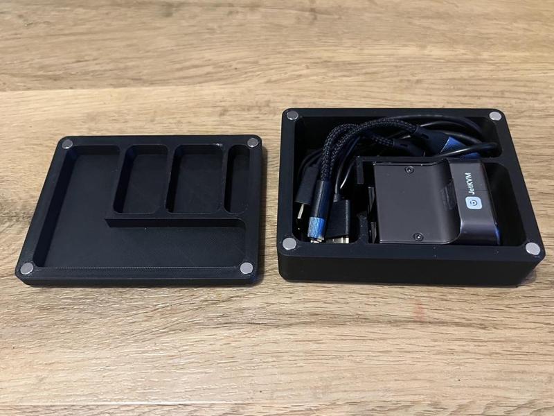 Transport case for JetKVM