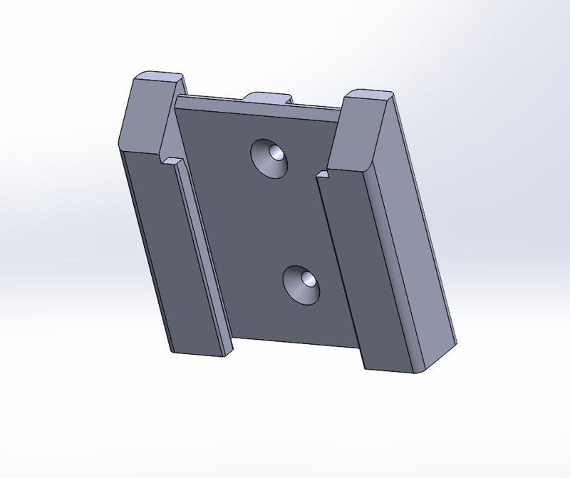 Parkside x20 battery wall mount.STL