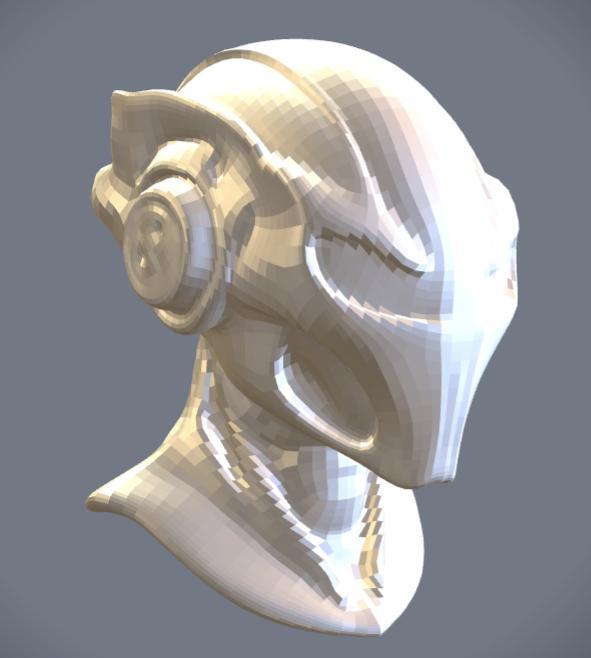alien helmet bust