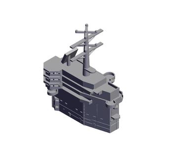 1250 Scale USS Nimitz Island.stl
