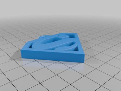 Superman Logo Keychain