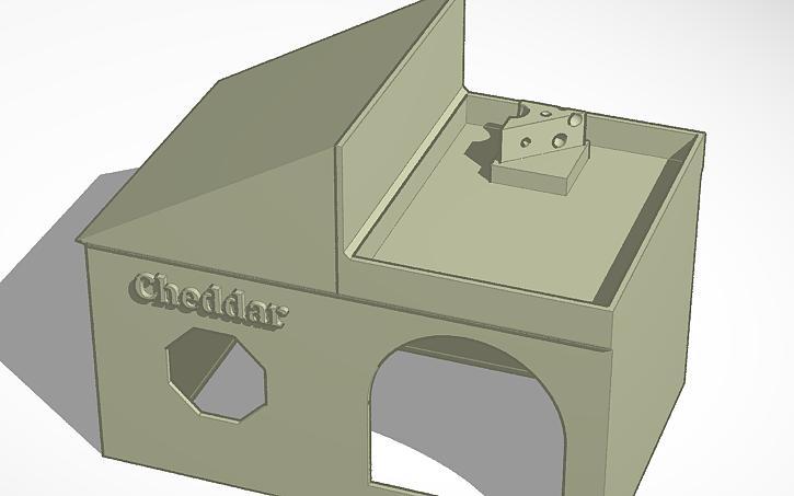 Luxury hamster house with rooftop sand pool