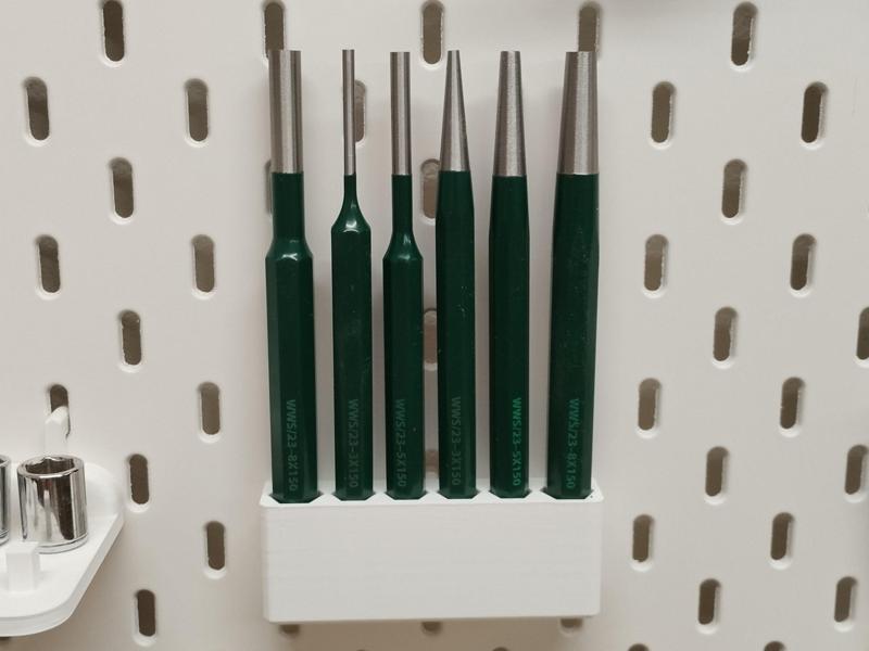 Skadis punch set holder (Parkside)
