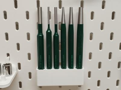 Skadis punch set holder (Parkside)