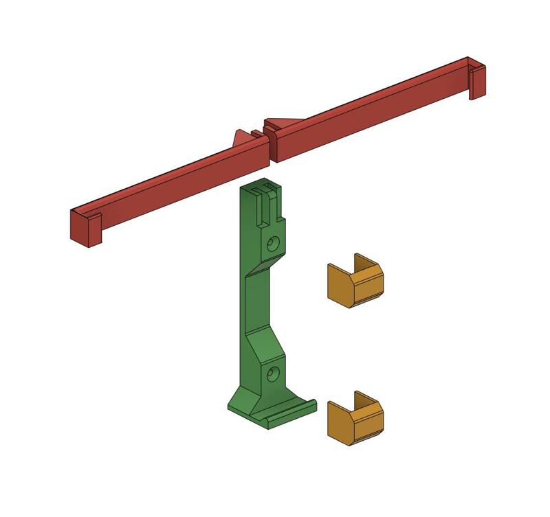 Vinyl LP Wall Mount for single/double LPs - No Supports