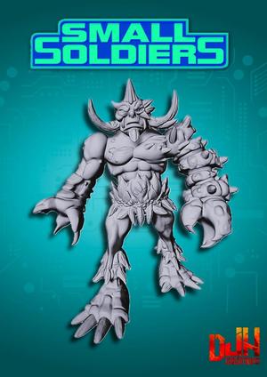 kragger small soldiers war for the necron statue