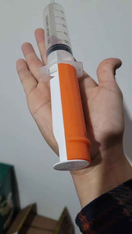 Tope de Seguridad para Jeringa de 60ml - Solución para Drenaje Postoperatorio - 60ml Syringe Safety Stopper - Postoperative Drainage Solution