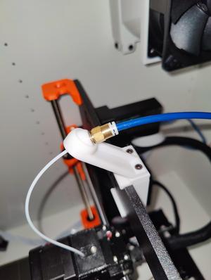 m6 Threaded Pivoting Bowden Tube Filament Guide