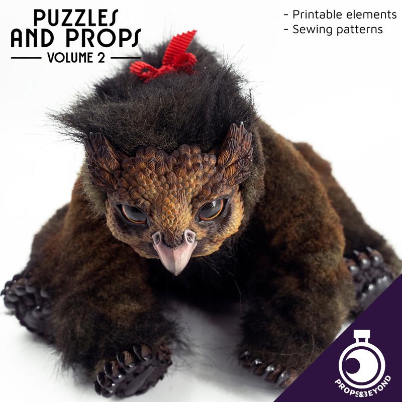 Owlbear Familiar - Printable Familiar and Sewing Patterns