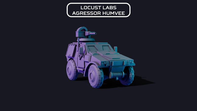 6mm Agressor Humvee