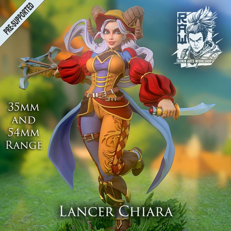 Chiara the Lancer - landsknecht style guard